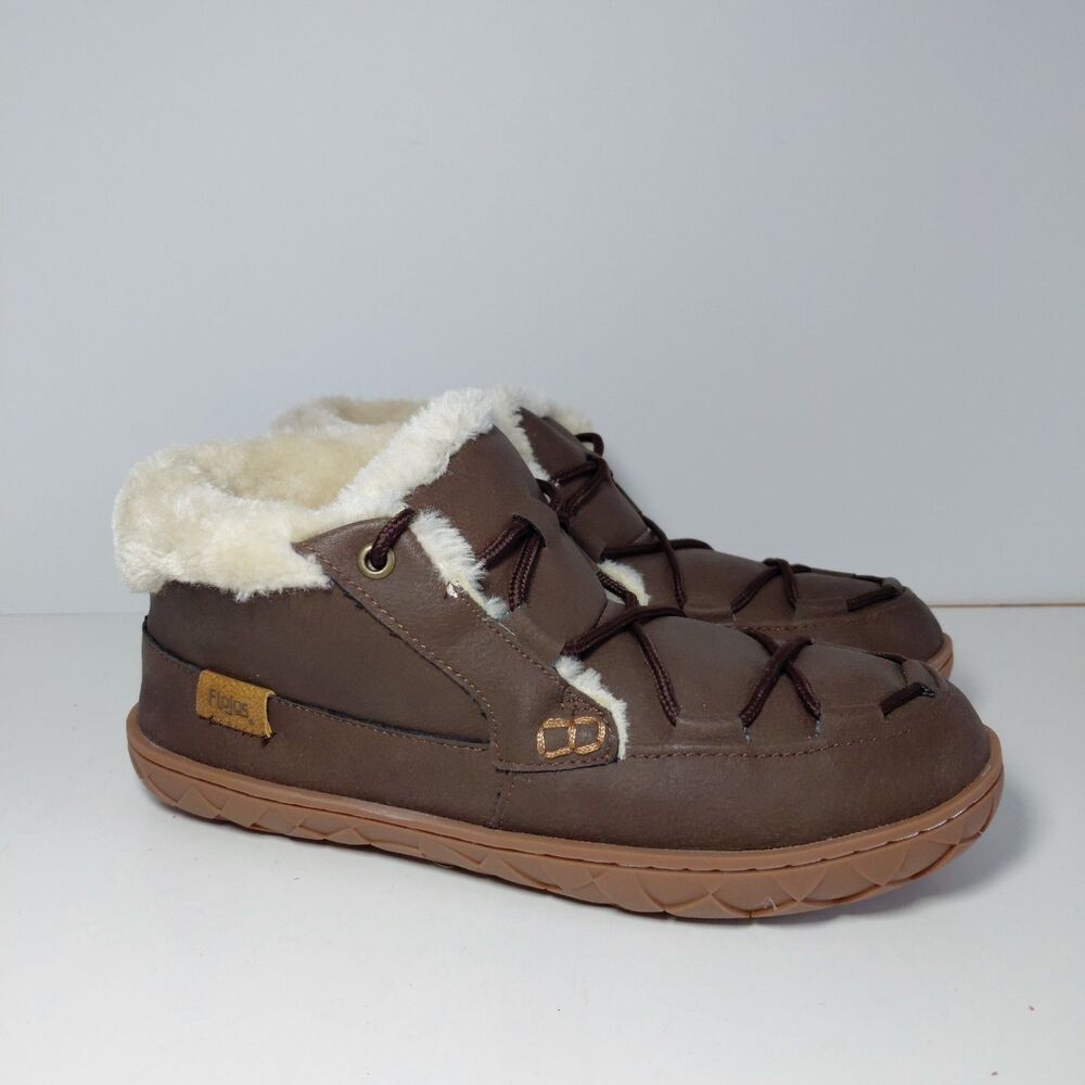 Flojos Unisex Slip-on Boot Brown Comfort Slipper Jackal Mens 7 Women’s 8